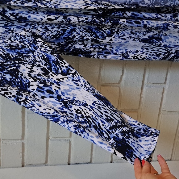 Premise Studio Snakeprint Long Open Front Cardigan. Size 3 X - Picture 4 of 8